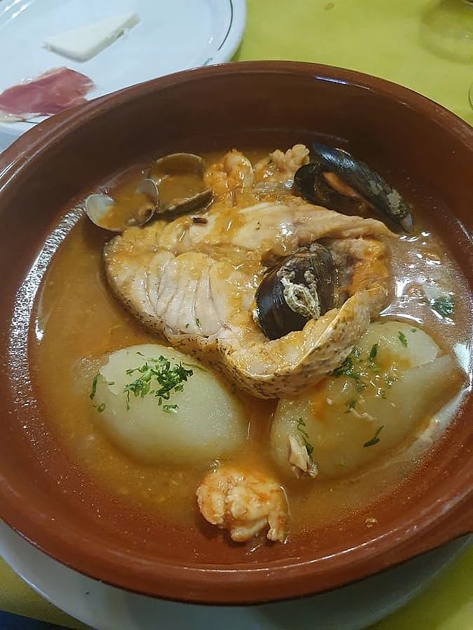 Restaurante Grill Cumbres Canarias sopa de pescado