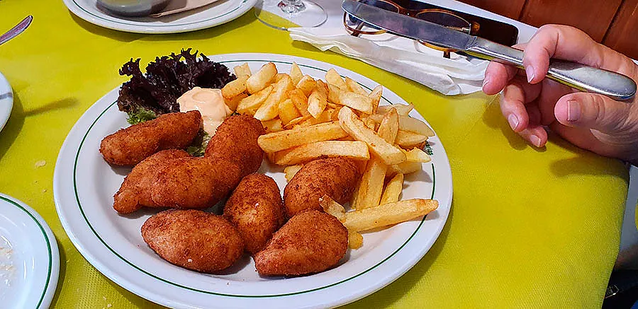 Restaurante Grill Cumbres Canarias plato de comida